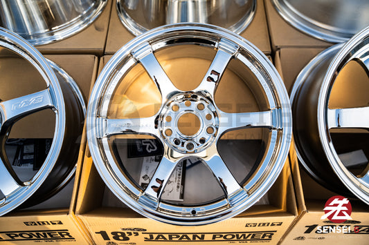 Gram Lights 57DR / 18x9.5 +38 / 5x100 / Chrome