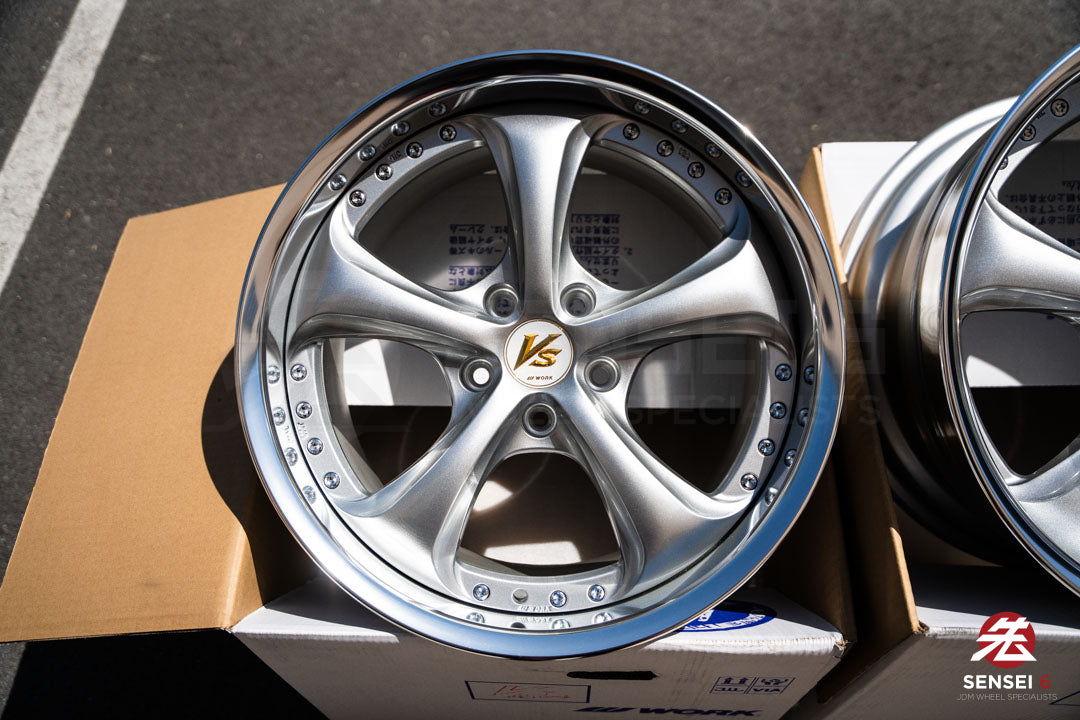 Work VSKF# / 18x9 +16, 18x10 +21 / 5x114.3 / Light Gray Silver (LGS)