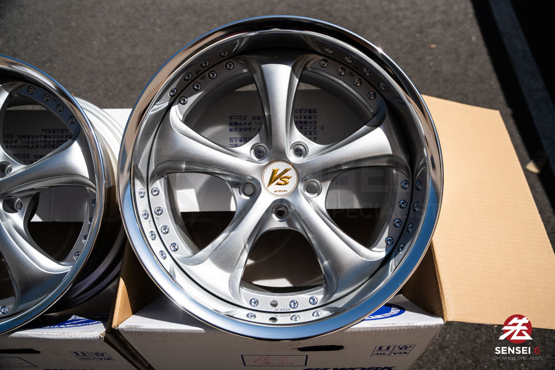 Work VSKF# / 18x9 +16, 18x10 +21 / 5x114.3 / Light Gray Silver (LGS)