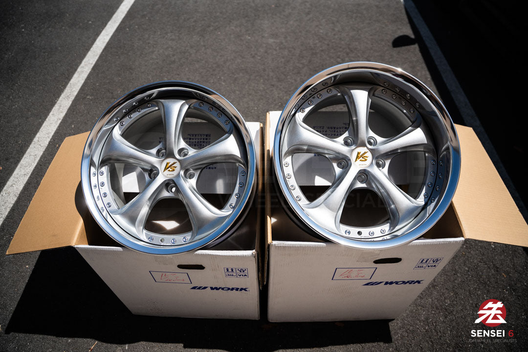 Work VSKF# / 18x9 +16, 18x10 +21 / 5x114.3 / Light Gray Silver (LGS)