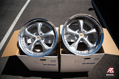 Work VSKF# / 18x9 +16, 18x10 +21 / 5x114.3 / Light Gray Silver (LGS)