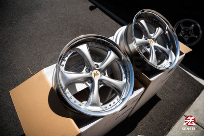 Work VSKF# / 18x9 +16, 18x10 +21 / 5x114.3 / Light Gray Silver (LGS)