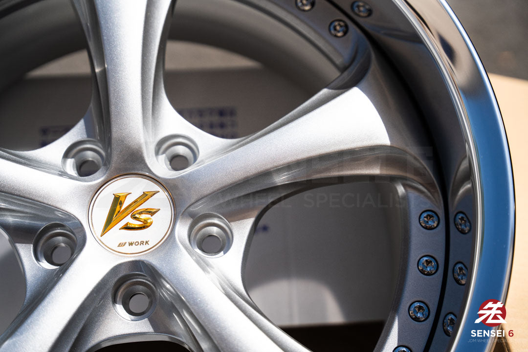 Work VSKF# / 18x9 +16, 18x10 +21 / 5x114.3 / Light Gray Silver (LGS)