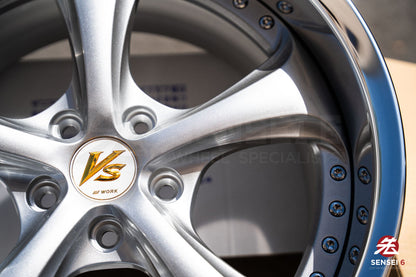 Work VSKF# / 18x9 +16, 18x10 +21 / 5x114.3 / Light Gray Silver (LGS)