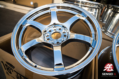 Gram Lights 57DR / 18x9.5 +22 / 5x114.3 / Chrome