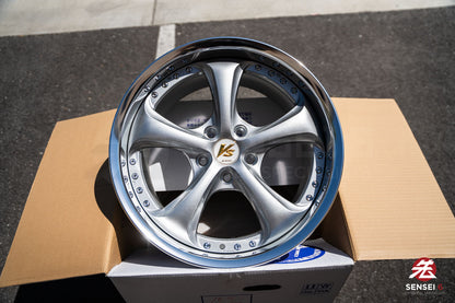 Work VSKF# / 18x9.5 +34 / 5x114.3 / Light Gray Silver (LGS)