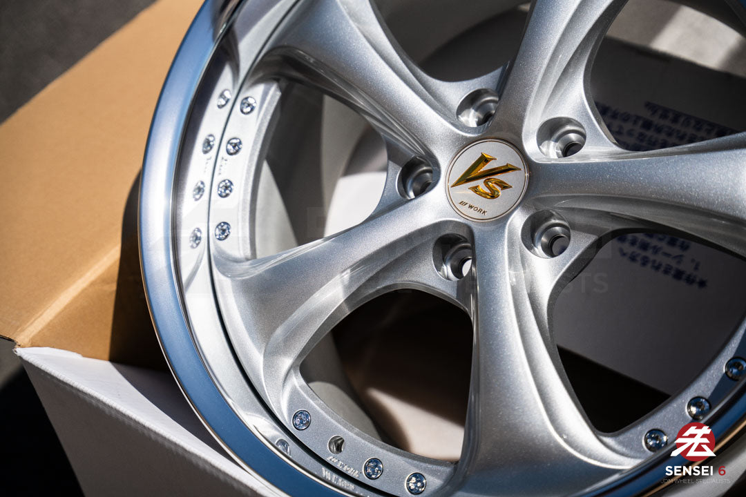 Work VSKF# / 18x9.5 +34 / 5x114.3 / Light Gray Silver (LGS)