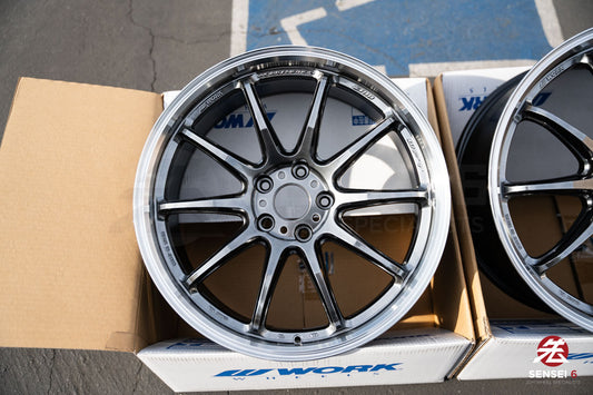 ワーク エモーション ZR10 1P / 19x8.5 +38, 19x9.5 +38 / 5x114.3 / グリムブラックダイヤモンドカットリム (GTKRC)
