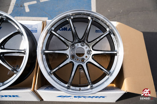 ワーク エモーション ZR10 1P / 19x8.5 +38, 19x9.5 +38 / 5x114.3 / グリムブラックダイヤモンドカットリム (GTKRC)
