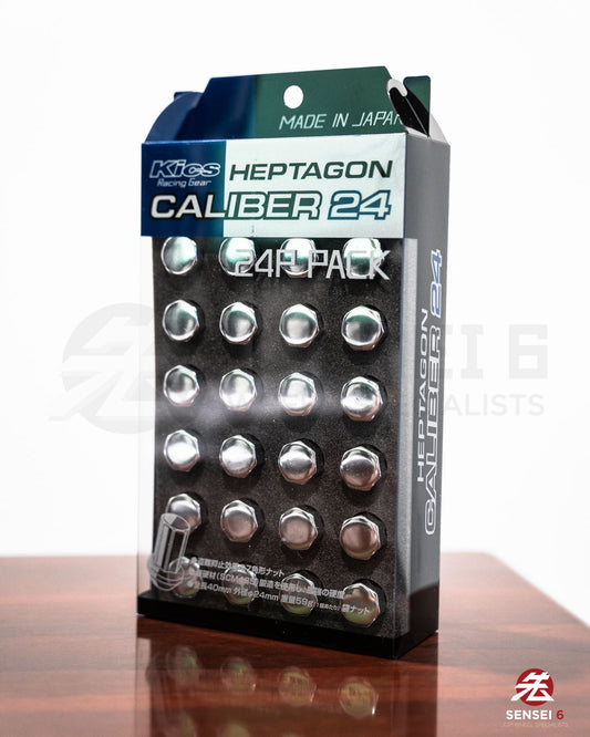 [IN STOCK] Project Kics Caliber 24 M14 (24pc) / M12x1.50 / Chrome