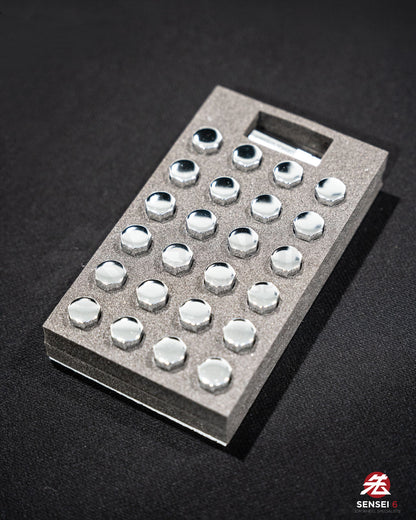 [IN STOCK] Project Kics Caliber 24 M14 (24pc) / M12x1.50 / Chrome