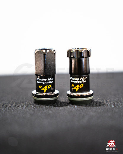 [IN STOCK] Project Kics R40 Lug & Lock Set (20 + 4pcs) / M12x1.50 / Glorious Black