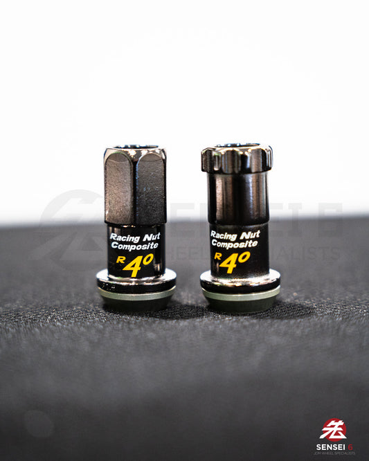 [IN STOCK] Project Kics R40 Lug & Lock Set (20 + 4pcs) / M12x1.50 / Glorious Black