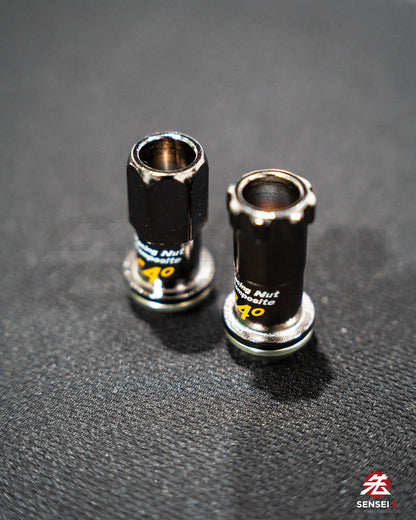 [IN STOCK] Project Kics R40 Lug & Lock Set (20 + 4pcs) / M12x1.50 / Glorious Black
