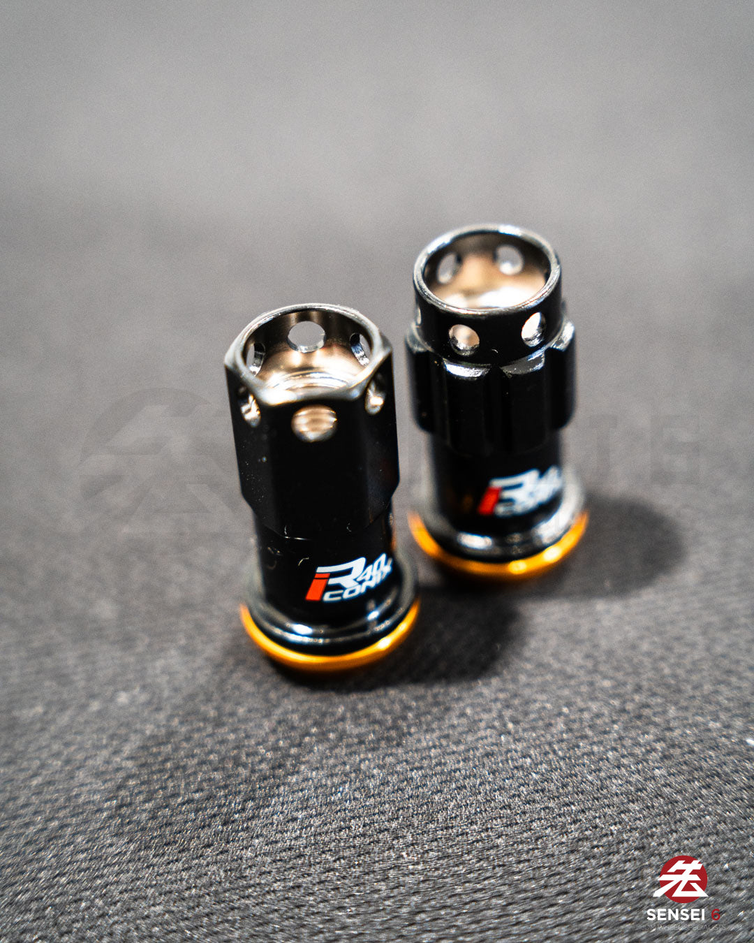 [IN STOCK] Project Kics R40 iCONIX M14 Lock & Nut Set (16 + 4 pcs) / M14x1.50 / Black (Capless)