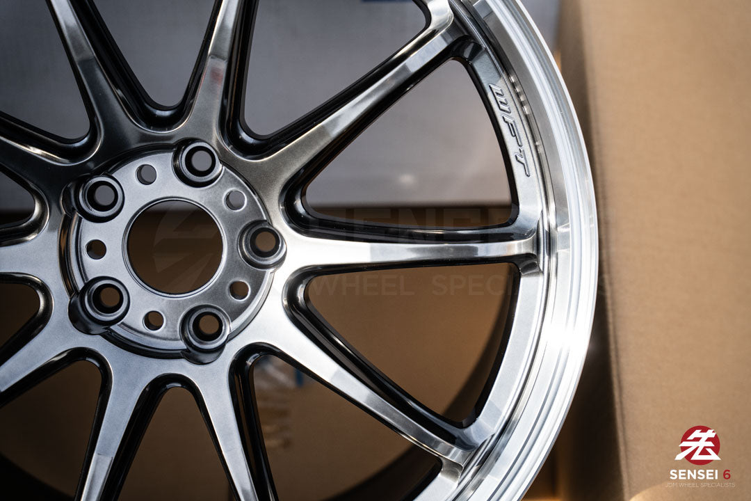 Work Emotion ZR10 1P / 19x9.5 +38 / 5x114.3 / Llanta Glim Black con corte de diamante (GTKRC)