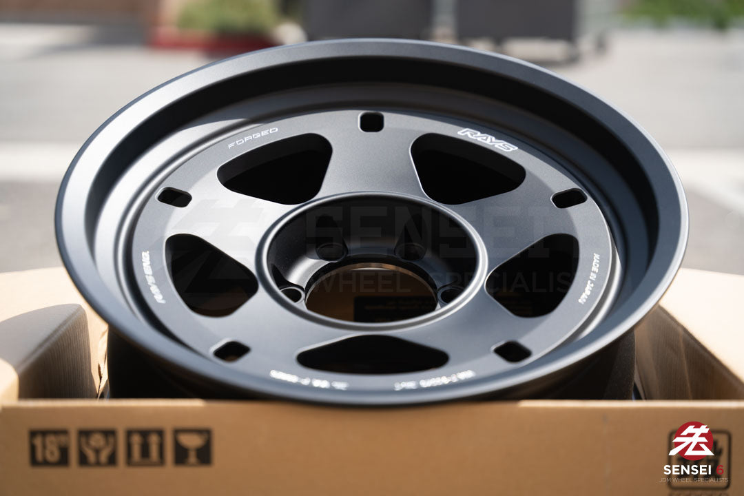 Rays 05X / 18x9 +0 / 6x139.7 / Matte Black (MB)