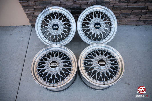 18" BBS Super RS (Used Wheels) / 5x114.3 / 18x8 +42, 18x9 +37 / Silver