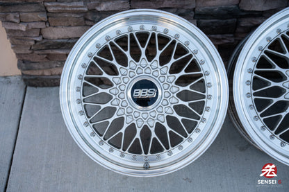 18" BBS Super RS (Used Wheels) / 5x114.3 / 18x8 +42, 18x9 +37 / Silver