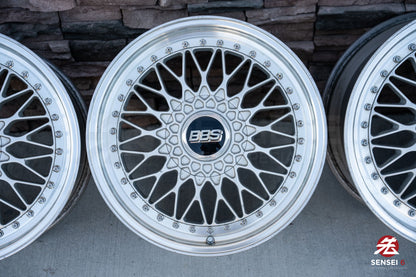 18" BBS Super RS (Used Wheels) / 5x114.3 / 18x8 +42, 18x9 +37 / Silver