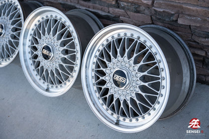 18" BBS Super RS (Used Wheels) / 5x114.3 / 18x8 +42, 18x9 +37 / Silver