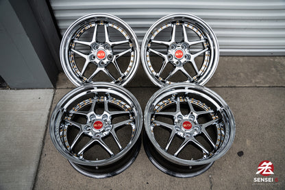 Blitz BRW03 de 18" [borde escalonado] (ruedas usadas, hechas a pedido)