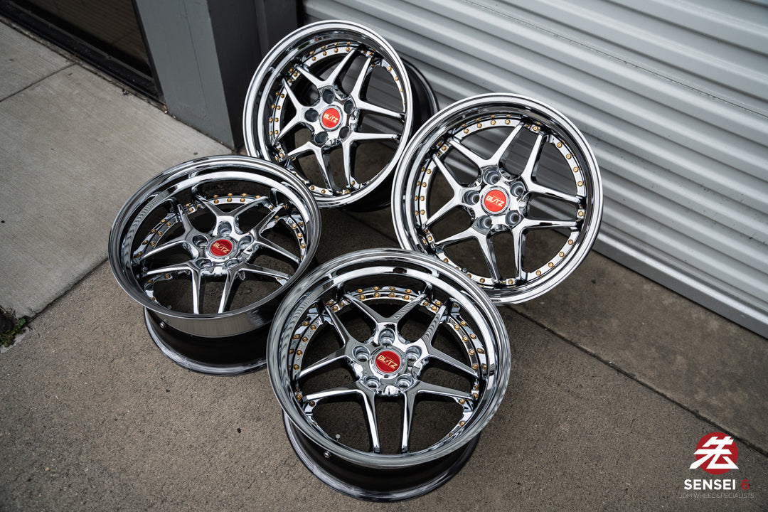 Blitz BRW03 de 18" [borde escalonado] (ruedas usadas, hechas a pedido)