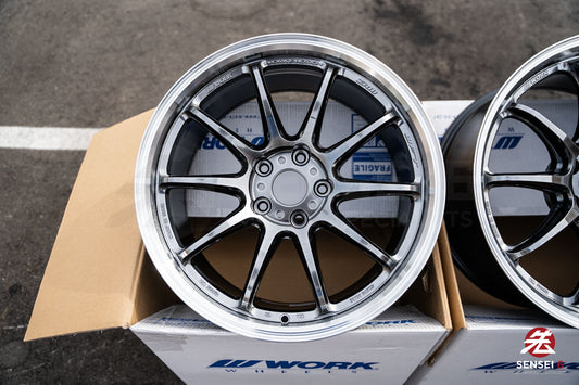 Work Emotion ZR10 1P / 18x9.5 +38 / 5x114.3 / Titanio con corte de diamante (HGLC)