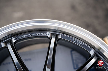 Work Emotion ZR10 1P / 18x9.5 +38 / 5x114.3 / Titanio con corte de diamante (HGLC)