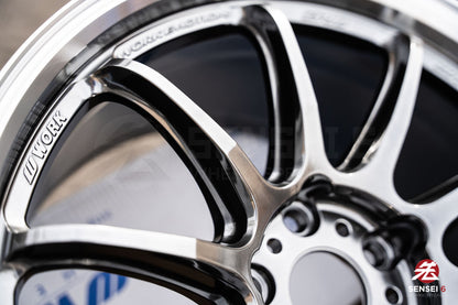 Work Emotion ZR10 1P / 18x9.5 +38 / 5x114.3 / Titanio con corte de diamante (HGLC)