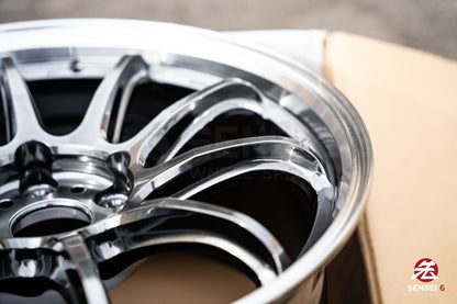 Work Emotion ZR10 1P / 18x9.5 +38 / 5x114.3 / Titanio con corte de diamante (HGLC)