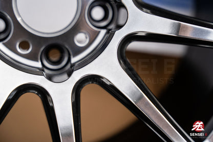 Work Emotion ZR10 1P / 18x9.5 +22 / 5x114.3 / Llanta Glim Black con corte de diamante (GTKRC)
