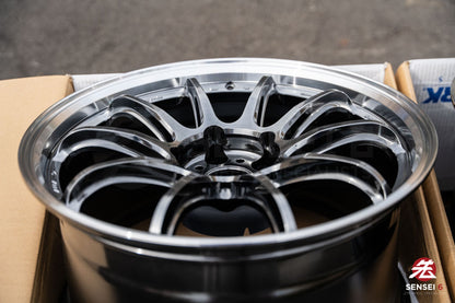 Work Emotion ZR10 1P / 18x9.5 +22 / 5x114.3 / Llanta Glim Black con corte de diamante (GTKRC)