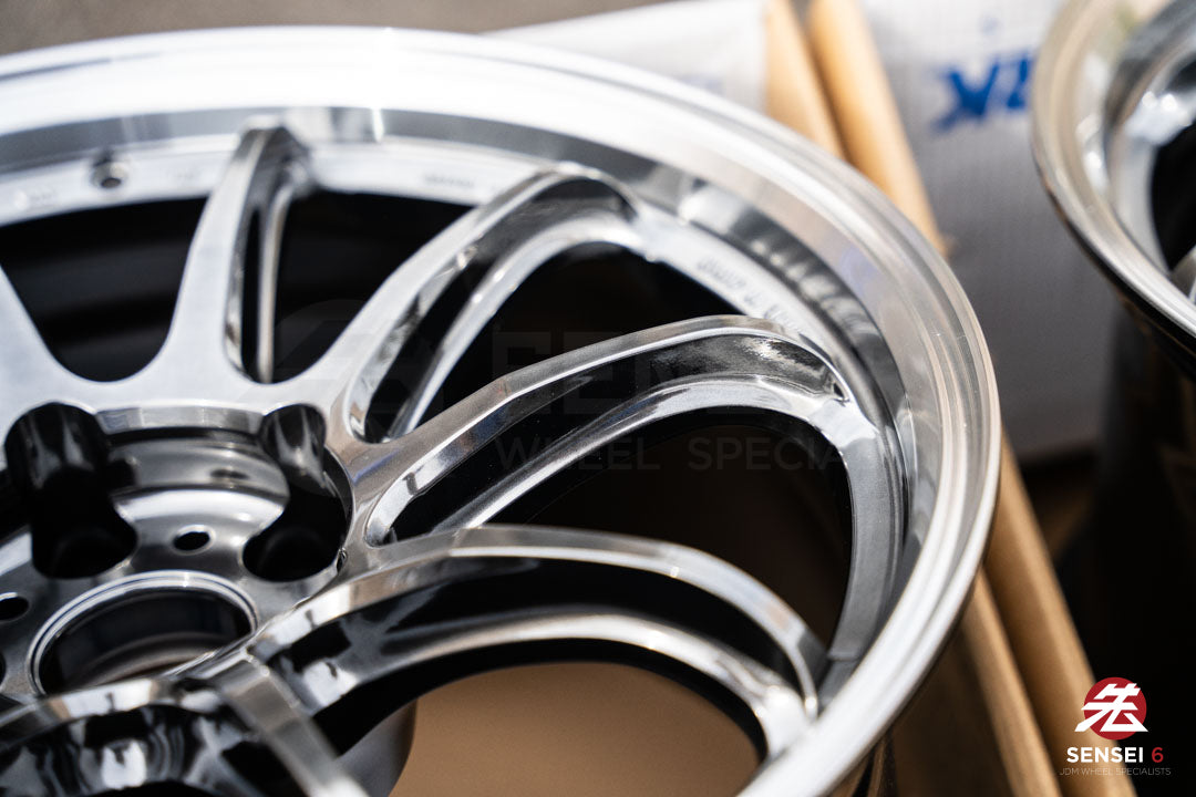 Work Emotion ZR10 1P / 18x9.5 +22 / 5x114.3 / Llanta Glim Black con corte de diamante (GTKRC)