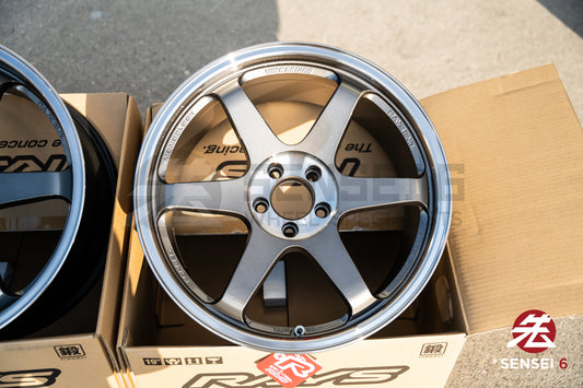 Volk TE37SL / 19x9,5 +22, 19x10,5 +35 / 5x112 / Grafito prensado 