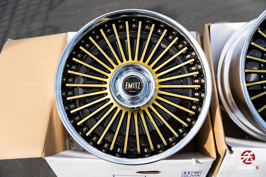 Obra Emitz II / 19x9,5 +27, 19x10,5 +27 / 5x114,3 / Oro Imperial (BPI)
