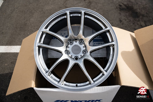 Work Emotion CR Kiwami / 18x9.5 +12 / 5x114.3 / Plata GT (GTS) 