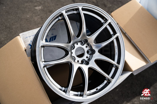 Work Emotion CR Kiwami / 18x9.5 +12 / 5x114.3 / Plata GT (GTS) 