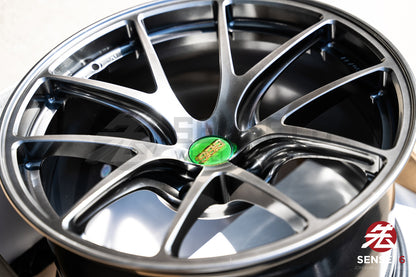 BBS RI-A / 18x10.5 +22 / 5x120 / Diamante Negro 