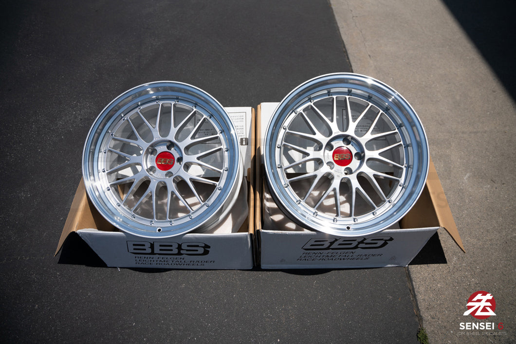 BBS LM / 20x9.5 +8, 20x10.5 +15 / 5x112 / Diamond Silver