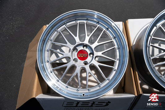 BBS LM / 20x9,5 +8, 20x10,5 +15 / 5x112 / Plata Diamante