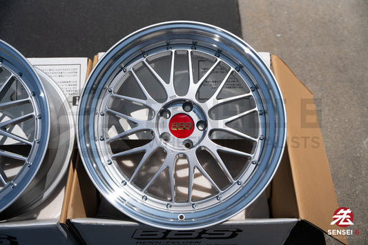 BBS LM / 20x9,5 +8, 20x10,5 +15 / 5x112 / Plata Diamante