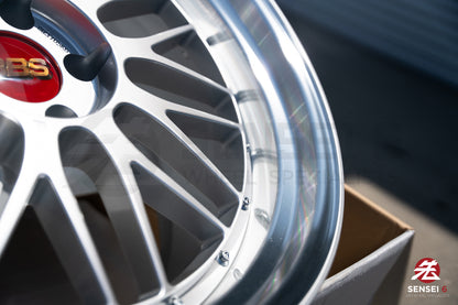 BBS LM / 20x9.5 +8, 20x10.5 +15 / 5x112 / Diamond Silver