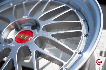 BBS LM / 20x9.5 +8, 20x10.5 +15 / 5x112 / Diamond Silver