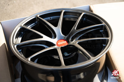 BBS RI-A / 18x10 +25 / 5x120 / Diamante Negro