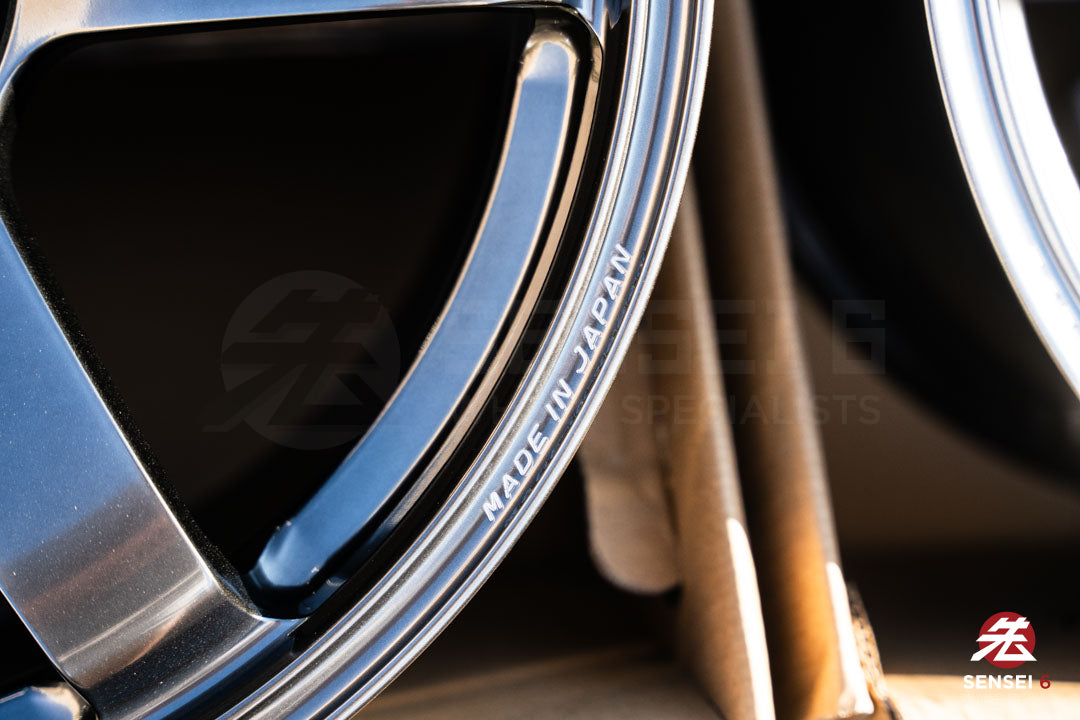 Volk TE37 Saga S-Plus / 18x9.5 +22 / 5x114.3 / Shining Black Metal (HM)