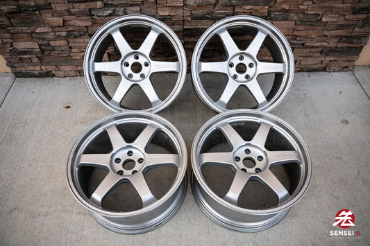 20" Volk TE37 Ultra M-Spec (Used Wheels) / 5x114.3 / 20x9.5 +28 / Diamond Silver