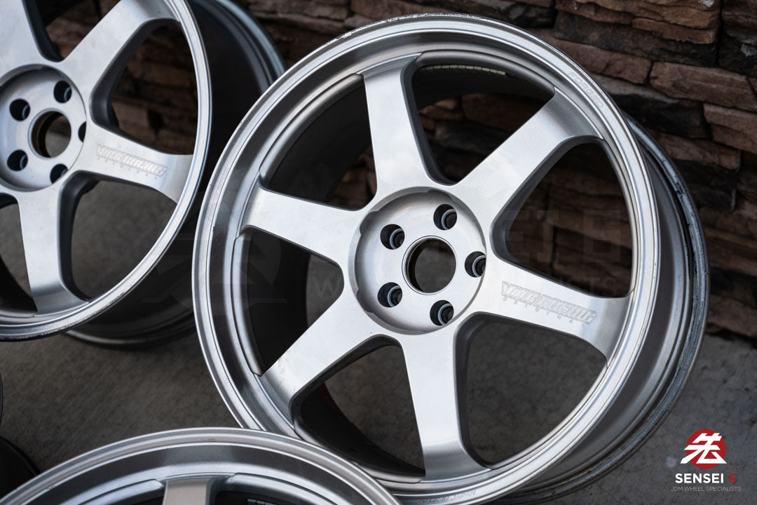 20" Volk TE37 Ultra M-Spec (Used Wheels) / 5x114.3 / 20x9.5 +28 / Diamond Silver