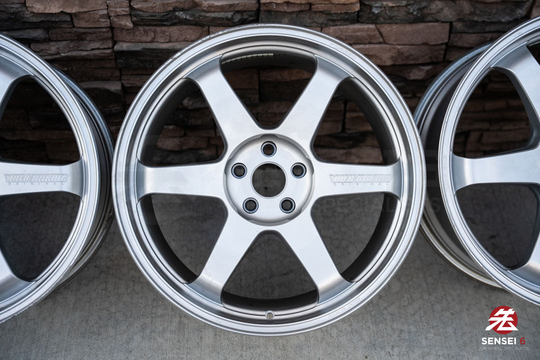 20" Volk TE37 Ultra M-Spec (Used Wheels) / 5x114.3 / 20x9.5 +28 / Diamond Silver