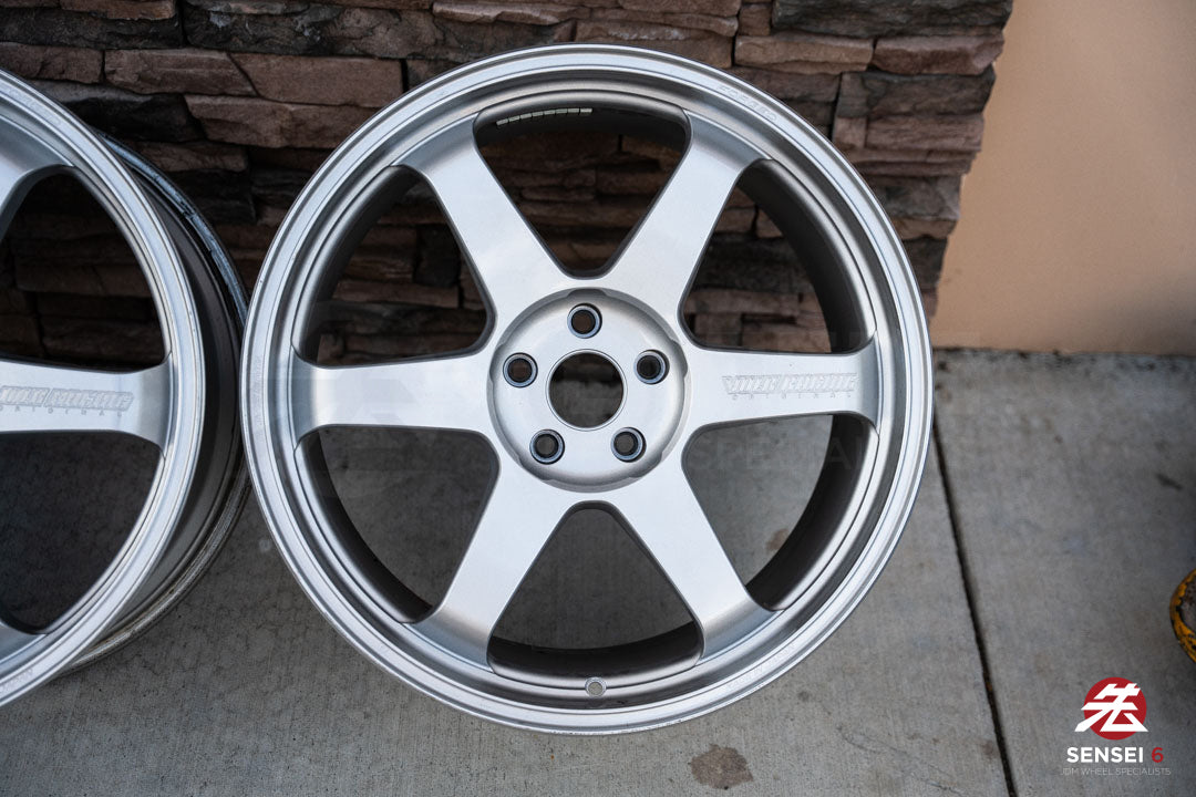 20" Volk TE37 Ultra M-Spec (Used Wheels) / 5x114.3 / 20x9.5 +28 / Diamond Silver